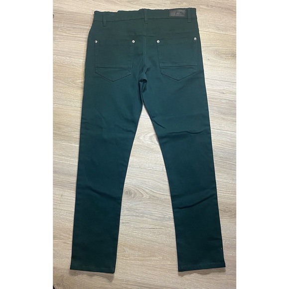 Vintage Southpole Size 32x29 Mens Green Jeans Flex The Movement Straight Leg - Picture 4 of 4